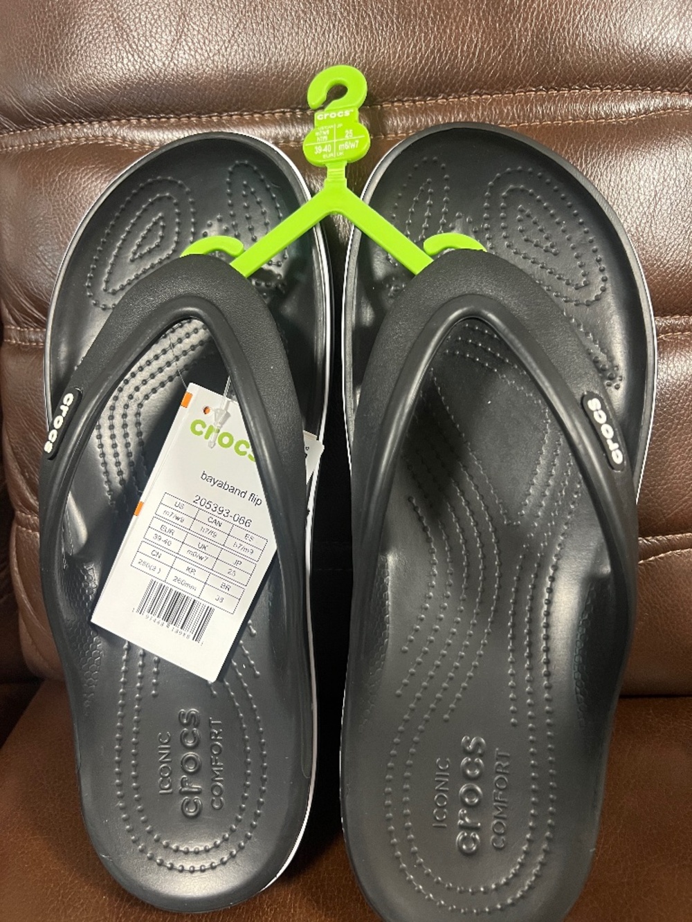 Crocs Adult Bayaband Flip Flop Sandals Unisex